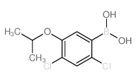 24-二氯-5-异丙氧基苯硼酸结构式