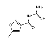 3-Isoxazolecarboxamide, N-(aminoiminomethyl)-5-methyl-结构式