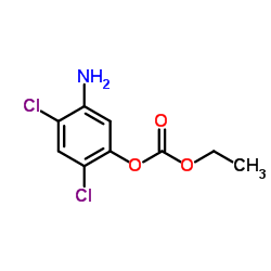 5-Amino-2,4-dichlorophenyl ethyl carbonate Structure