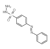 4-phenyldiazenylbenzenesulfonohydrazide结构式