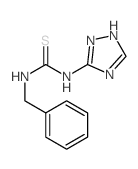 1-benzyl-3-(2H-1,2,4-triazol-3-yl)thiourea结构式