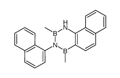 1,2,3,4-tetrahydro-2,4-dimethyl-3-α-naphtyl-diaza-2,4-diboraphenantrene结构式