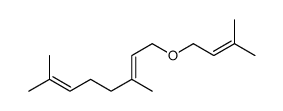 3,7-dimethyl-1-(3-methylbut-2-enoxy)octa-2,6-diene结构式