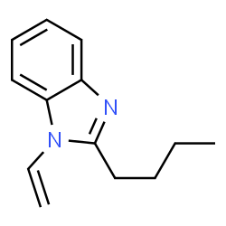 1H-Benzimidazole,2-butyl-1-ethenyl-(9CI) structure