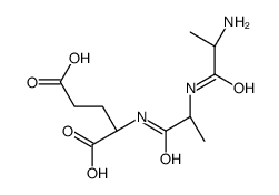 (2S)-2-[[(2S)-2-[[(2S)-2-aminopropanoyl]amino]propanoyl]amino]pentanedioic acid Structure