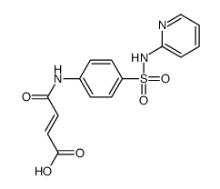 4-oxo-4-[[4-[(2-pyridylamino)sulphonyl]phenyl]amino]isocrotonic acid结构式