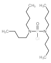 N-butyl-N-[chloro-(dibutylamino)phosphoryl]butan-1-amine结构式