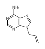 9H-Purin-6-amine,9-(2-propen-1-yl)- Structure