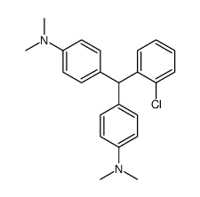 4-[(2-chlorophenyl)-[4-(dimethylamino)phenyl]methyl]-N,N-dimethylaniline Structure