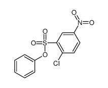 phenyl 2-chloro-5-nitrobenzenesulfonate结构式