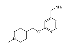 [2-(1-methyl-piperidin-4-ylmethoxy)-pyridin-4-yl]-methylamine结构式