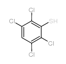 2,3,5,6-四氯苯-1-硫醇结构式