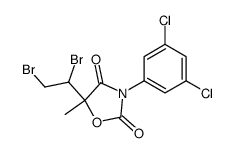 5-(1,2-dibromo-ethyl)-3-(3,5-dichloro-phenyl)-5-methyl-oxazolidine-2,4-dione Structure