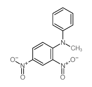 Benzenamine, N-methyl-2,4-dinitro-N-phenyl-结构式