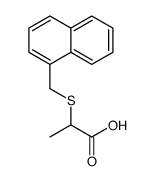 2-(1-naphthylmethylthio)propionic acid结构式