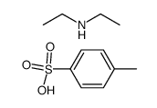 Et2NH2(1+)p-TsO(1-)结构式
