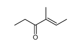 (E)-4-methylhex-4-en-3-one Structure
