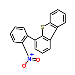 4-(2-Nitrophenyl)dibenzo[b,d]thiophene结构式