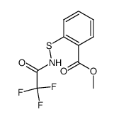 N-(trifluoroacetyl)-2-(methoxycarbonyl)benzenesulfenamide结构式