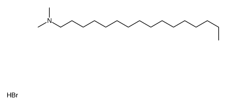 N,N-dimethylhexadecan-1-amine,hydrobromide结构式