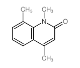 1,4,8-trimethylquinolin-2-one结构式