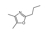 4,5-dimethyl-2-propyl oxazole结构式
