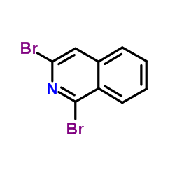 1,3-Dibromoisoquinoline Structure
