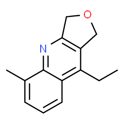 Furo[3,4-b]quinoline, 9-ethyl-1,3-dihydro-5-methyl- (9CI)结构式