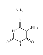 5-amino-6-sulfanylidene-1,3-diazinane-2,4-dione结构式