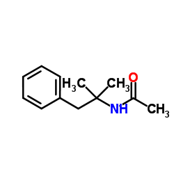 N-(1,1-Dimethyl-2-phenylethyl)acetamid structure