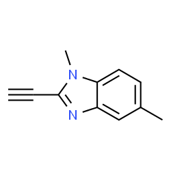 1H-Benzimidazole,2-ethynyl-1,5-dimethyl-(9CI) structure