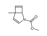 5-Methyl-2-azabicyclo[3.2.0]hepta-3,6-diene-2-carboxylic acid methyl ester结构式