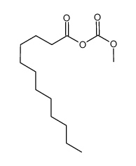 dodecanoic (methyl carbonic) anhydride Structure