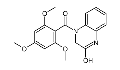 4-(2,4,6-trimethoxybenzoyl)-1,3-dihydroquinoxalin-2-one Structure