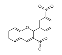3-nitro-2-(3-nitrophenyl)-2H-chromene结构式
