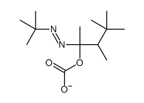[2-(tert-butyldiazenyl)-3,4,4-trimethylpentan-2-yl] carbonate Structure