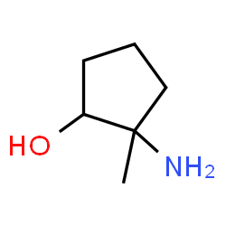 2-AMINO-2-METHYLCYCLOPENTAN-1-OL结构式