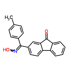 2-[(E)-(Hydroxyimino)(4-methylphenyl)methyl]-9H-fluoren-9-one结构式
