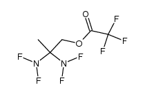 2,2-bis(difluoroamino)propyl trifluoroacetate Structure