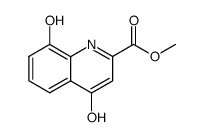 4,8-dihydroxy-quinoline-2-carboxylic acid methyl ester structure