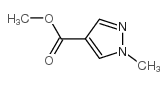 METHYL 1-METHYL-1H-PYRAZOLE-4-CARBOXYLATE structure
