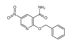 5-nitro-2-phenylmethoxypyridine-3-carboxamide Structure