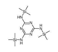 2-N,4-N,6-N-tris(trimethylsilyl)-1,3,5-triazine-2,4,6-triamine Structure