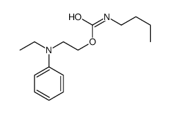 2-(N-ethylanilino)ethyl N-butylcarbamate结构式