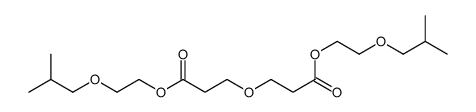 2-(2-methylpropoxy)ethyl 3-[3-[2-(2-methylpropoxy)ethoxy]-3-oxopropoxy]propanoate结构式