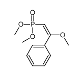 (2-dimethoxyphosphoryl-1-methoxyethenyl)benzene结构式