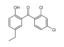 (2,4-dichlorophenyl)-(5-ethyl-2-hydroxyphenyl)methanone Structure