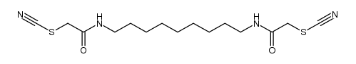 2,2'-bis-thiocyanato-N,N'-nonane-1,9-diyl-bis-acetamide结构式