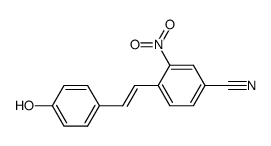 2-Nitro-4-cyano-4'-hydroxy-E-stilben结构式