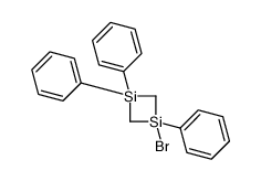 1-bromo-1,3,3-triphenyl-1,3-disiletane结构式